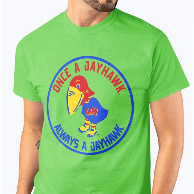 Once A Jayhawk Always A Jayhawk Hoodie Fansofku Light Blue