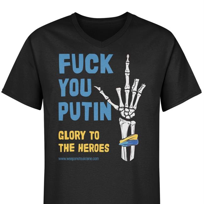 Weaponstoukraine Jana Cernochova Fuck You Putin Glory To The Heroes Shirt