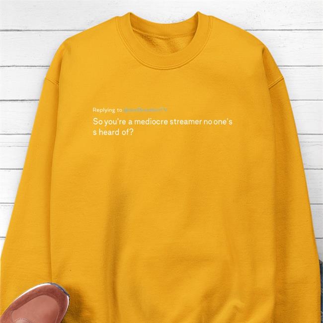 Replying To Iambrandontv So You're A Mediocre Streamer No One's S Heard Of Shirt Iambrandon Iambrandon Twitchcon