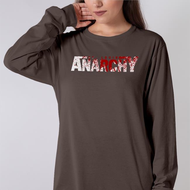 Black St Louis Anarchy T Shirt Stiffroboginger
