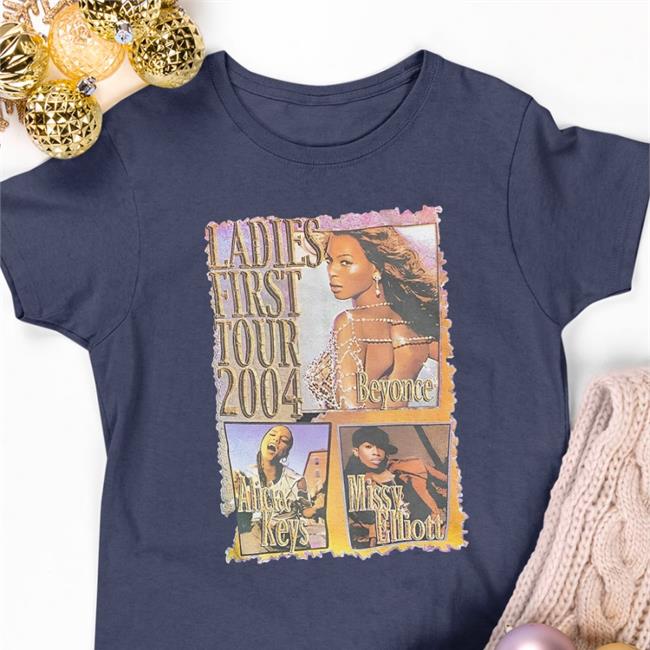 Jack Harlow Wearing Beyonce Ladies First Tour 2004 Shirt