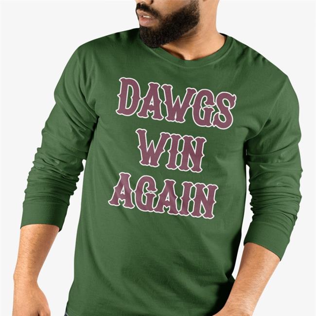 Dawgs Win Again Hoodie Mossy Oak