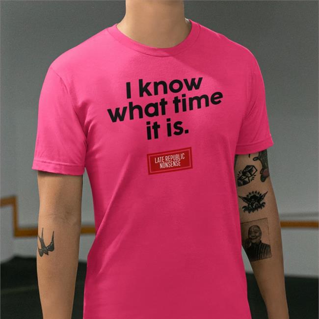Davereaboi I Know What Time It Is Tee Shirt