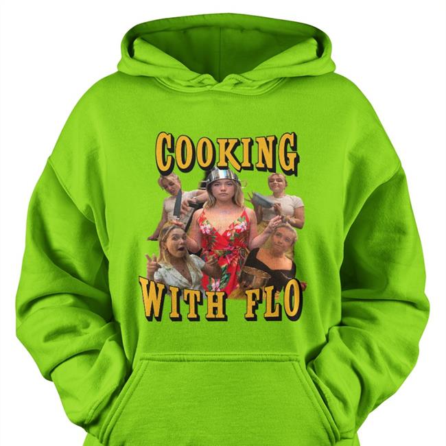 Best Of Florence Pugh Florence Pugh Holding Cooking With Flo Tees White