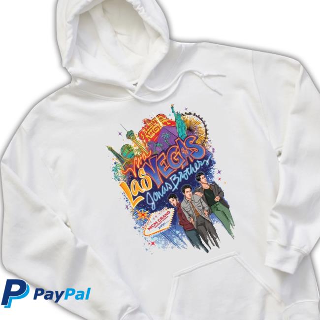 Official Jonas Brothers Merch Event Las Vegas Tee Shirt