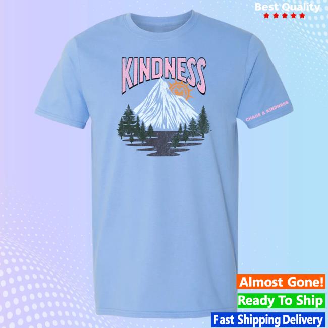 Official Chaos And Kindness Store Kindness Rises Shirts Carolina Blue