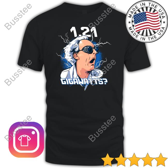 Christopher Lloyd 1.21 Gigawatts Long Sleeve Tee