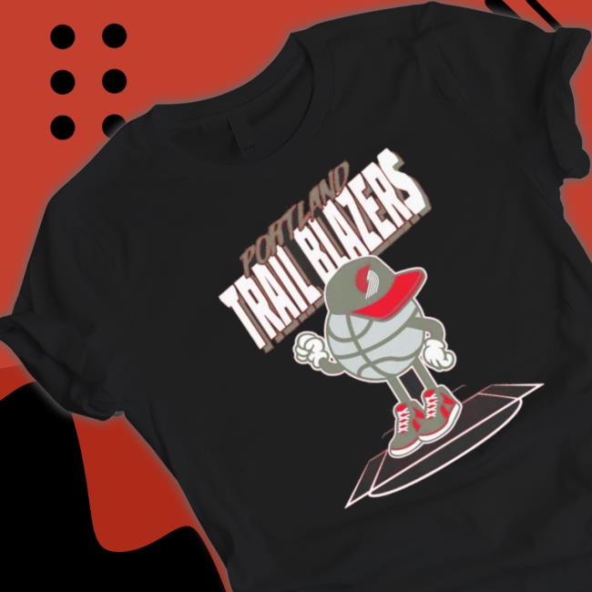 Portland Trail Blazers Toddler Mr Dribble Shirt