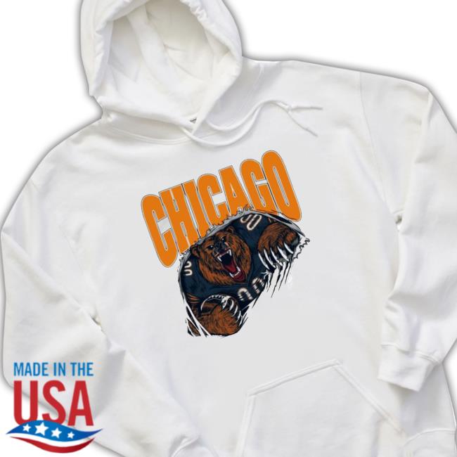 Chicago Bears Windy City Football Bear Mascot T-Shirt