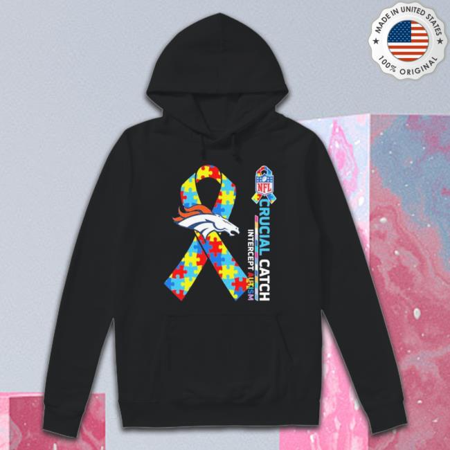 Denver Broncos Crucial Catch Intercept Autism Sweater