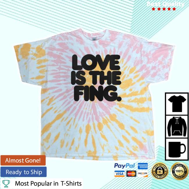 Official Idles Band Merch Store Love Is The Fing Tie-Dye New Shirt Idlesband Shop