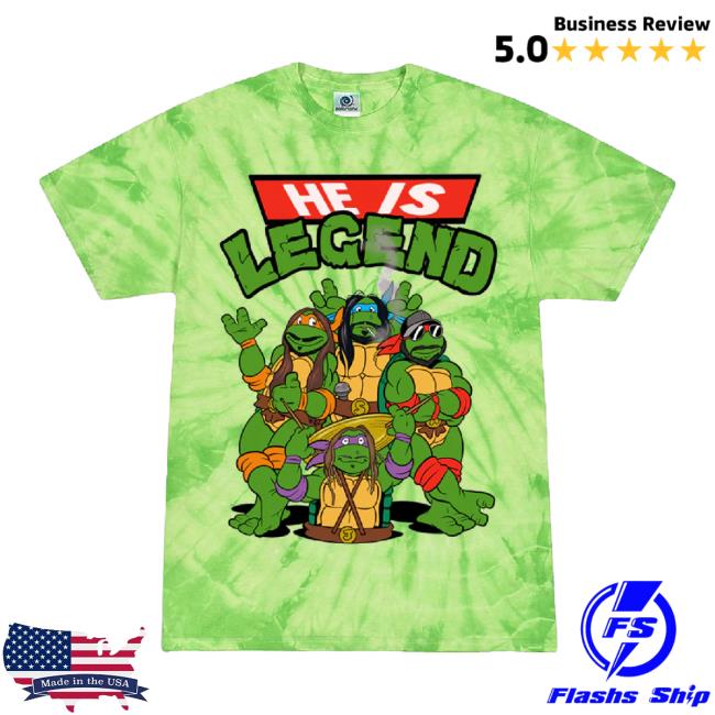 Original Holy Mountain Printing Merch Store He Is Legend "Shellshock" Green Spider Tie Dye T-Shirt (Pre-Order) Holymountainprinting Shop