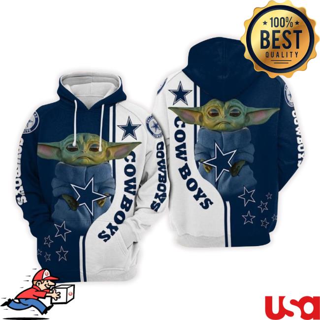 Yoda Dallas Cowboys Full Print 3D Unisex Sweatshirt All Over Printed