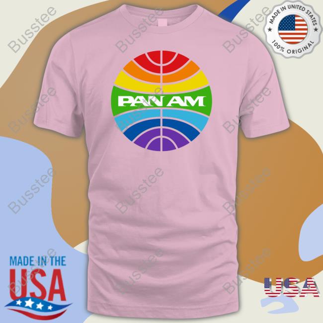 Airportag Store Pan Am Logo Rainbow Hoodie