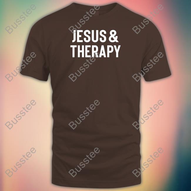 Jesus And Therapy Hooded Sweatshirt
