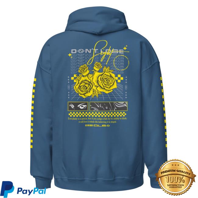 Official Itsjusta6 Merch Store Shop Itsjusta6 DLS Sparkle Hoodies Indigo Blue