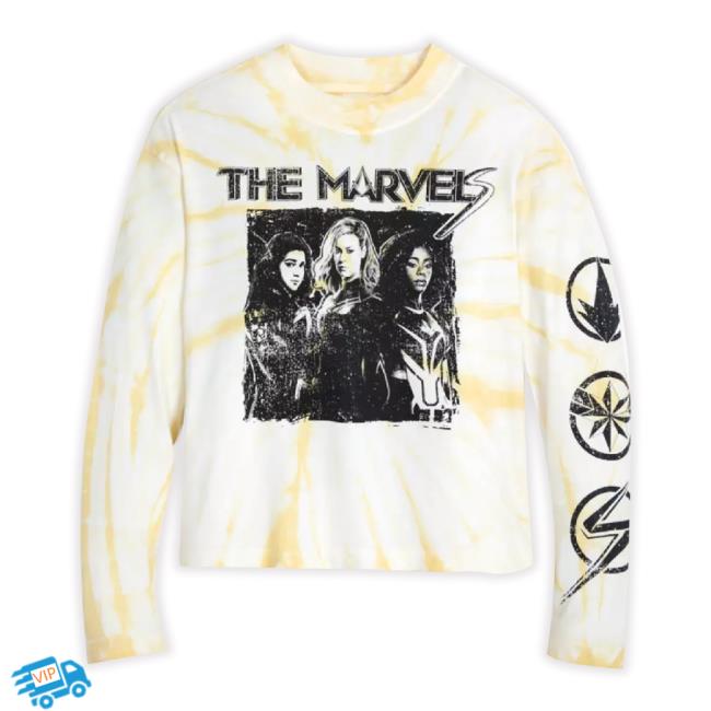 The Marvels Long Sleeve Tie-Dye New Shirt For Women