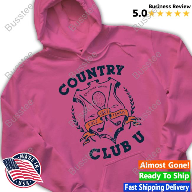 Country Club U Champaign Urbana Golf 1867 Tennis Sweatshirt