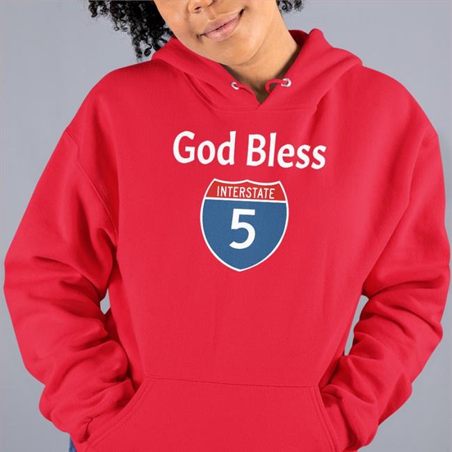 Luccainternational God Bless Interstate 5 Shirt