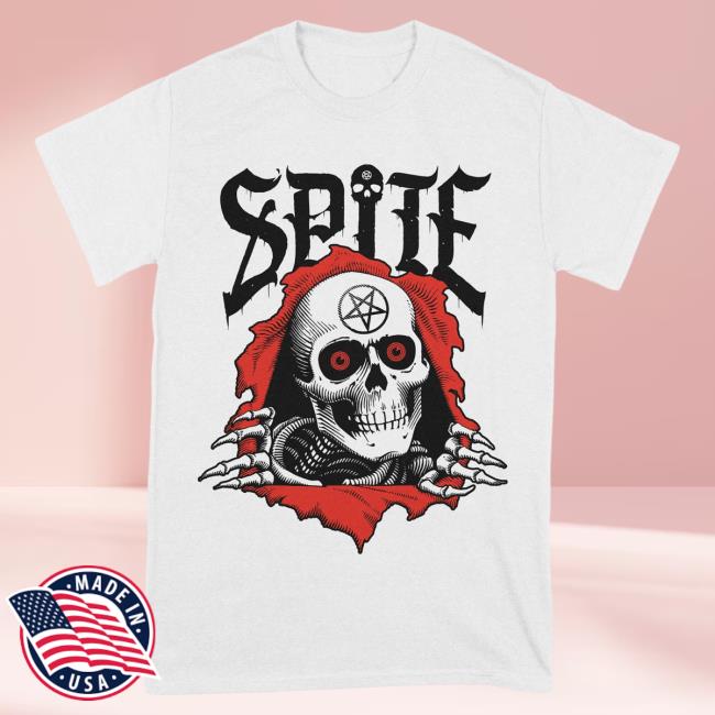 Official Spite Band Rising Merch Spite Band - Skull Tee Shirt Risingmerch