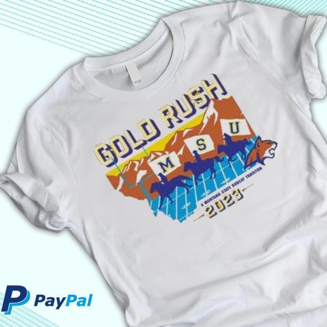 Official Gold Rush Msu 2023 Long Sleeve T Shirt Official Gold Rush Msu 2023 Sweaters