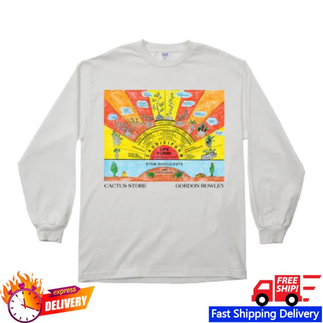 Trending Cactus Store Merch Caudiciform Life Forms Long Sleeve Tee Cactus Shop