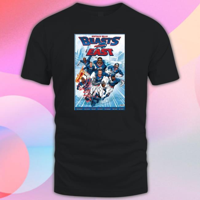 Buffalo Bills Mafia Beasts East Super Hero At Wegmans Poster Hoodie
