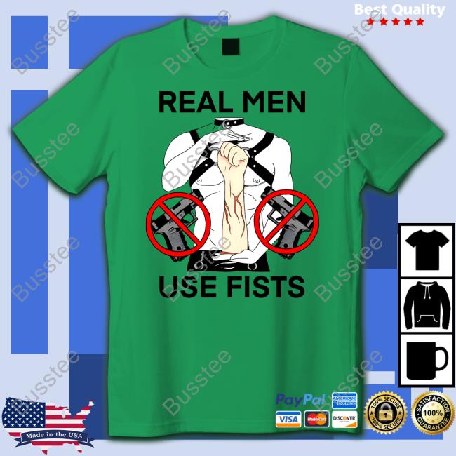 Teenhearts Store Real Man Use Fists Sweatshirt