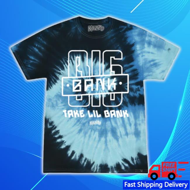 Trending Big Bank: Navy Blue Tie Dye Long Sleeve Tee