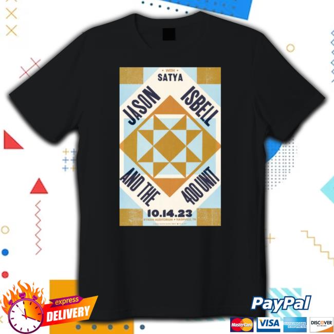 Trending Design Jason Isbell And The 400 Unit October 14 Nashville, Tn Event Poster Hoodie Trending Design Jason Isbell And The 400 Unit October 14 Nashville, Tn Event Poster Classic Shirt