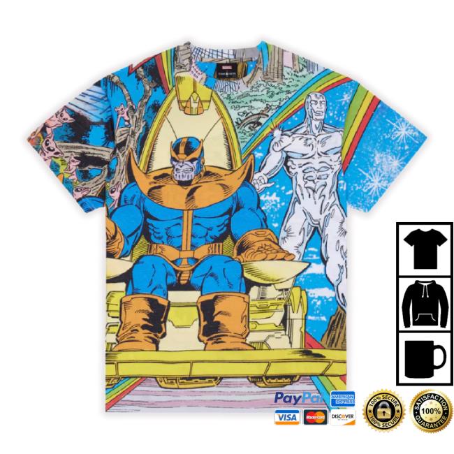 Trending Tf X Marvel Thanos Comic Shirt