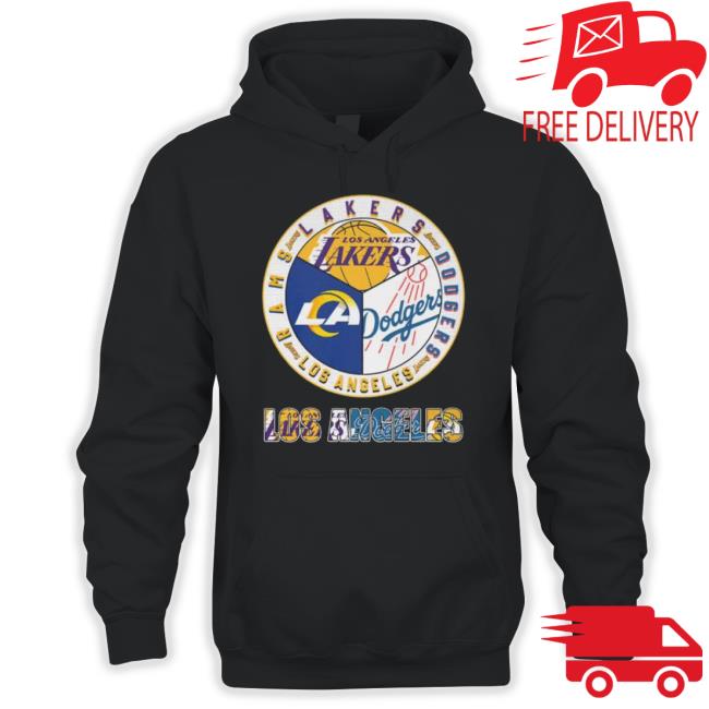 Los Angeles Lakers Dodgers Rams City Champions 2023 shirt