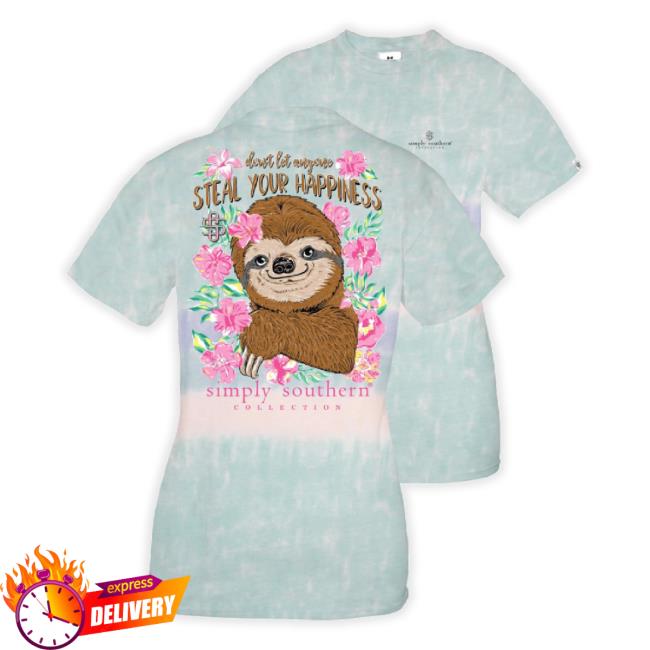 Simply Southern Sloth Tie Dye New Shirt