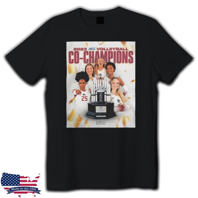 Official Florida State Seminoles 2023 Acc Volleyball Co-Champions Go Noles Sweaters