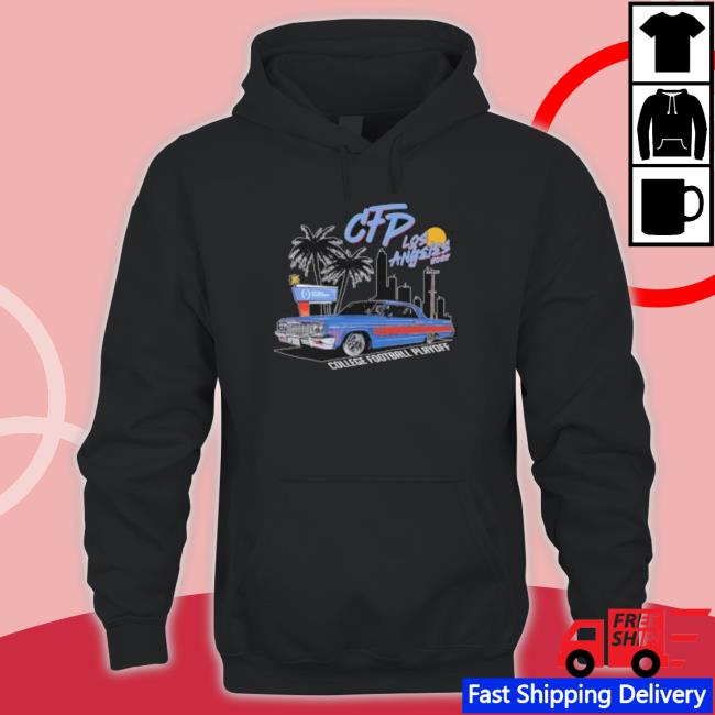 College Football Playoff 2023 National Championship Game Low Rider Car Black Sweaters College Football Playoff 2023 National Championship Game Low Rider Car Black Hoodie