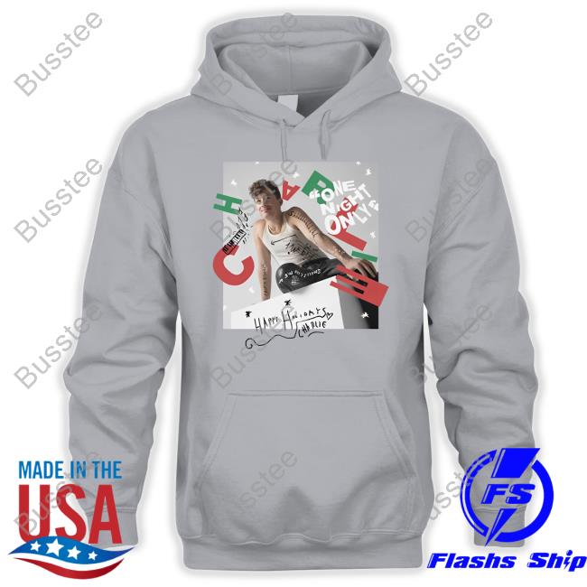 Charlieputh Merch One Night Only Happy Holidays Charlie Tee Shirt