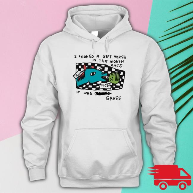 Zoebread Shop I Looked A Gift Horse In The Mouth Once Crewneck Sweatshirt