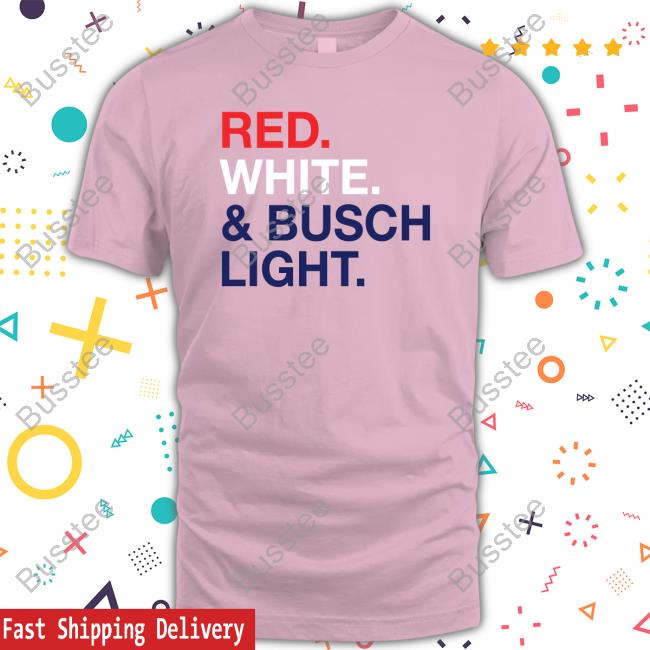 Rodney Davis Red White And Busch Light Crewneck Sweatshirt