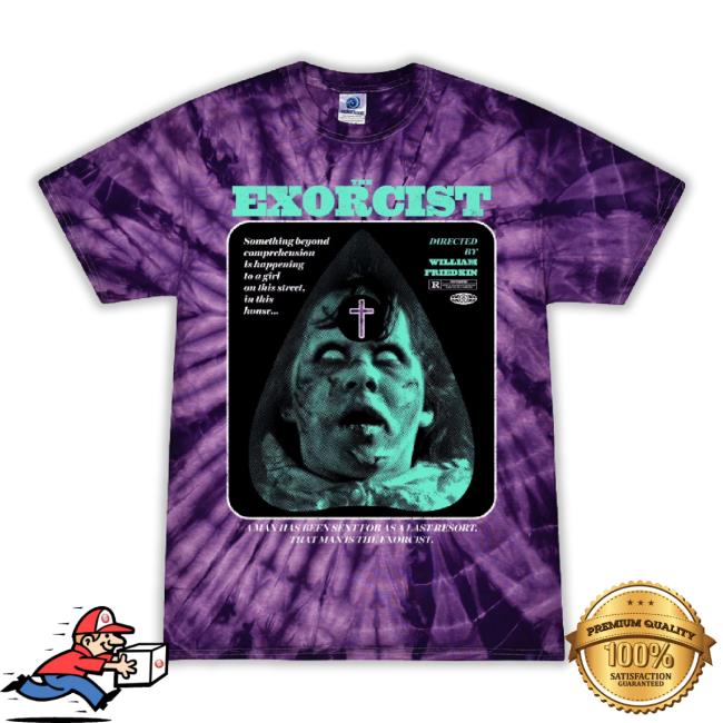 Teesfromthecrypt Store The Exorcist Tie Dye Long Sleeve Tee