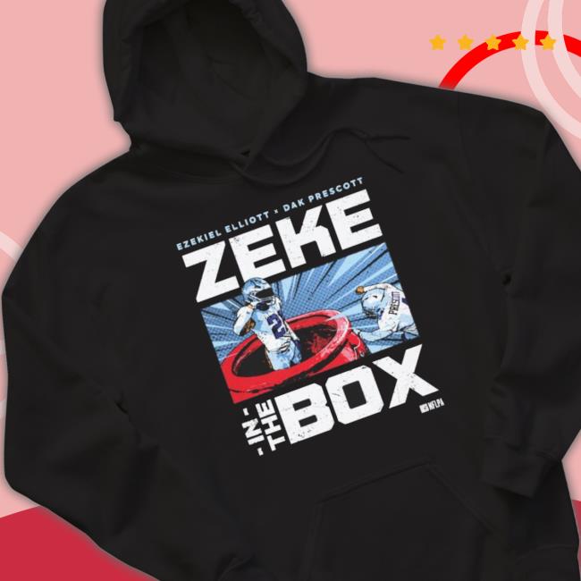 Dallas Cowboys Ezekiel Elliott And Dak Prescott Zeke In The Box Sweater