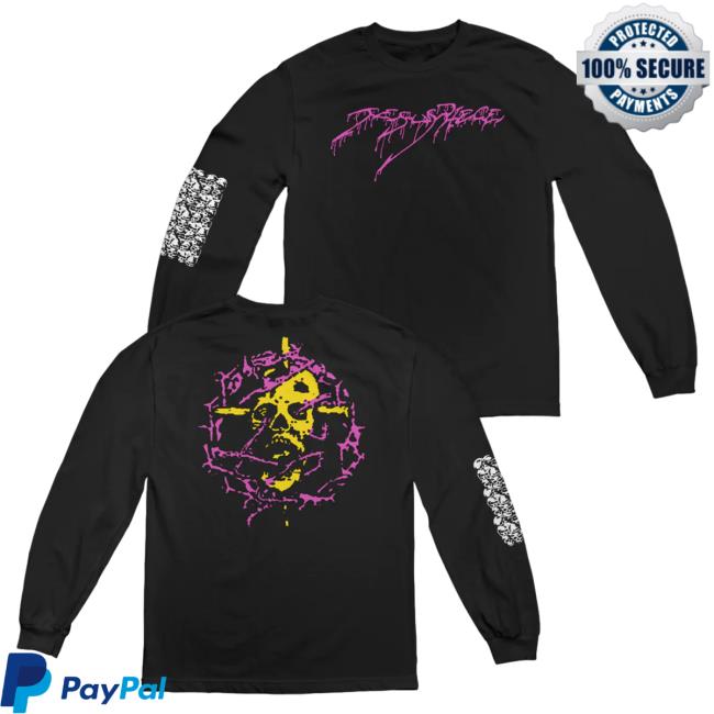 Official Cold Cuts Merch Store Shop Jesus Piece "Skull Thorns" L/S Tee JesusPiece Coldcutsmerch Apparel Clothing