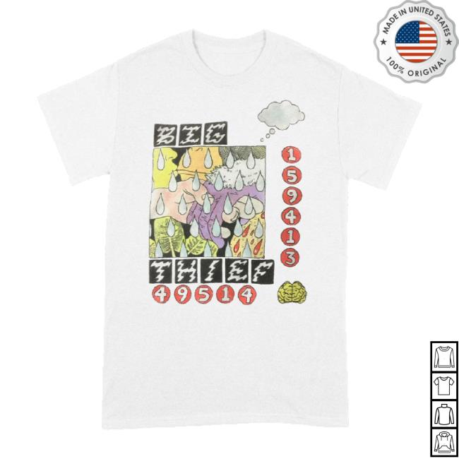 Original Big Thief Merch Store Numbers Hoodie Sweatshirt Bigthief Shop
