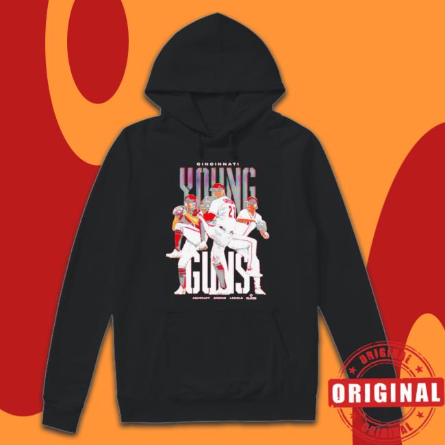Official Young Guns Cincinnati Ashcraft Greene And Lodolo Shirt Official Young Guns Cincinnati Ashcraft Greene And Lodolo Shirt
