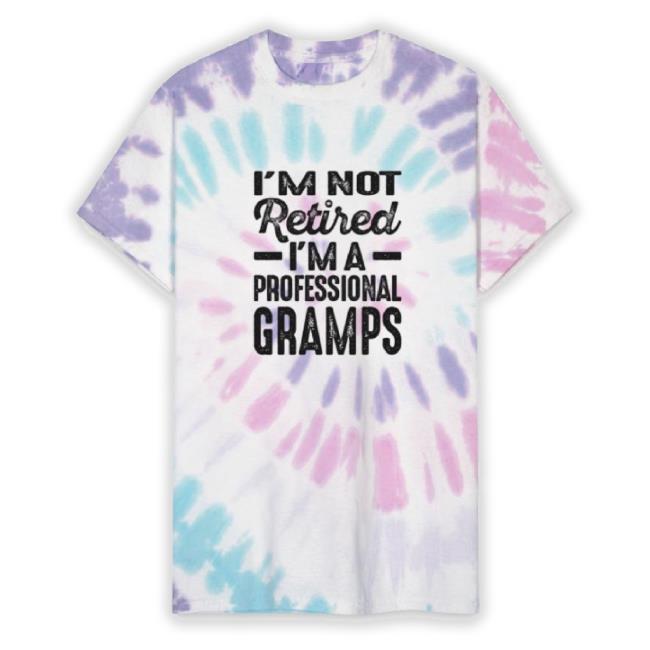 Trending Professional Gramps Shirt Gifts Unisex Tie Dye Shirt