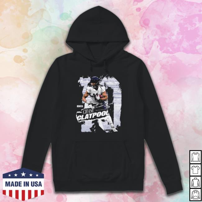 Chase Claypool Chicago Bears Collage Signature tee shirt