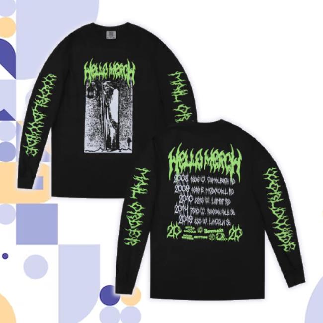 Original Hello Merch Store Hello Tarot Long Sleeve Puff & Glow TankTop Hellomerch Shop