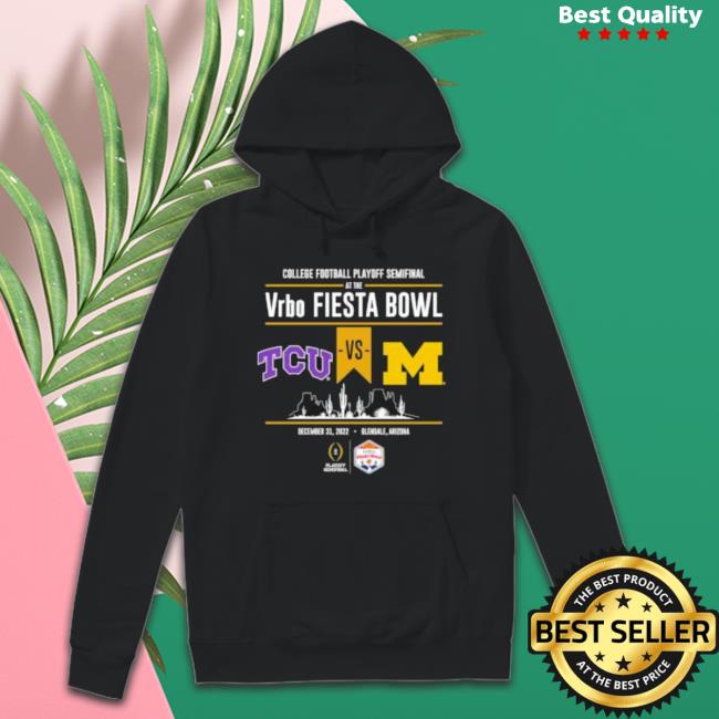 Tcu Vs Michigan 2022 College Football Playoff Fiesta Bowl Head To Head Shirts