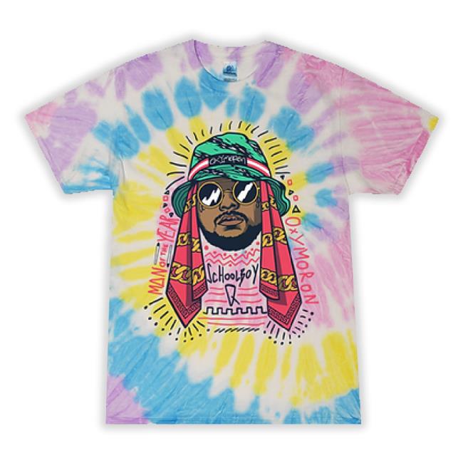 Schoolboy Q Tie Dye Long Sleeve Tee Gummy Bear