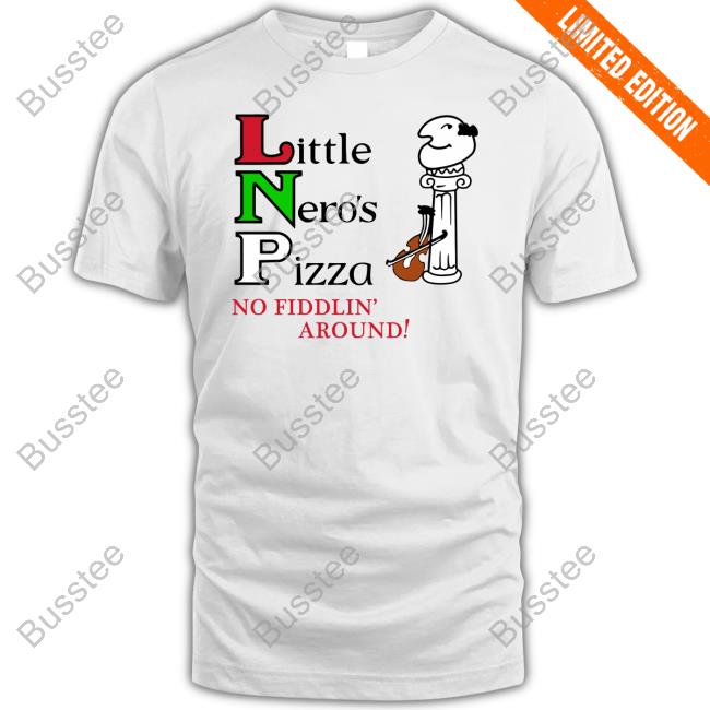 Official Tj Watt Little Nero's Pizza No Fiddlin Around Hoodie