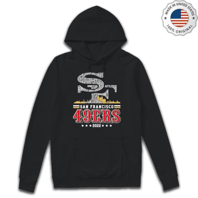 San Francisco 49Ers 2022 Name Team T-Shirt